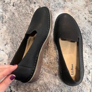 NWOB Minimalist L.L.Bean Leather Loafer Flat